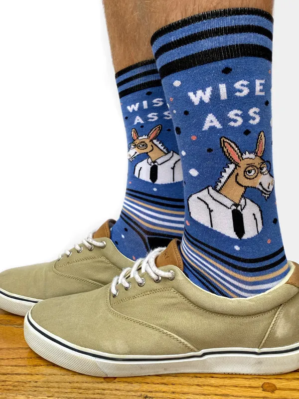 Wise Ass Mens Crew Socks